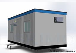 10’×28’ Skidded Office Trailer photo 4