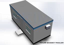 10’×28’ Skidded Office Trailer photo 5
