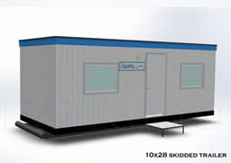 10’×28’ Skidded Office Trailer photo 3