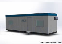 10’×32’ Skidded Office Trailer photo 3