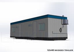 12’×40’ Skidded Office Trailer photo 5