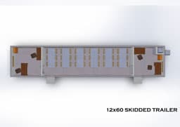 12’×60’ Skidded Office Trailer photo 2