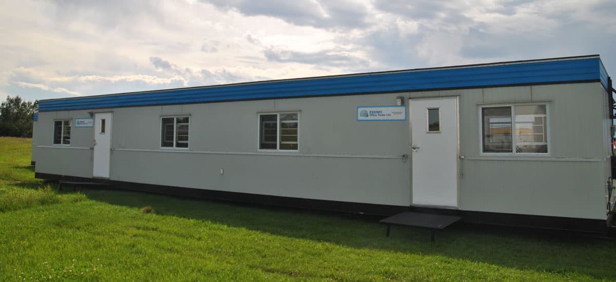 Office trailer exterior front