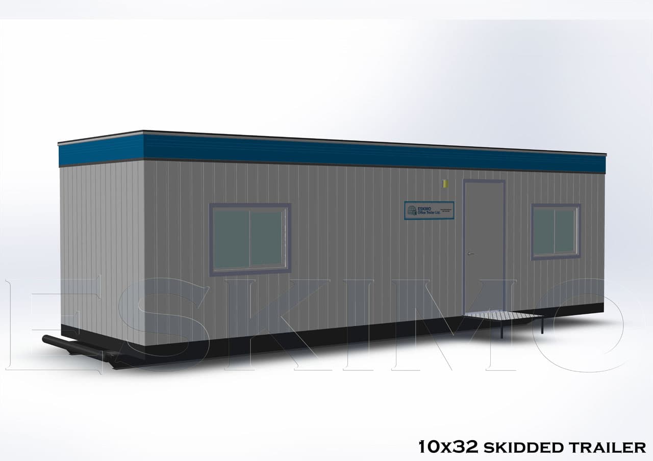10’×32’ Skidded Office Trailer