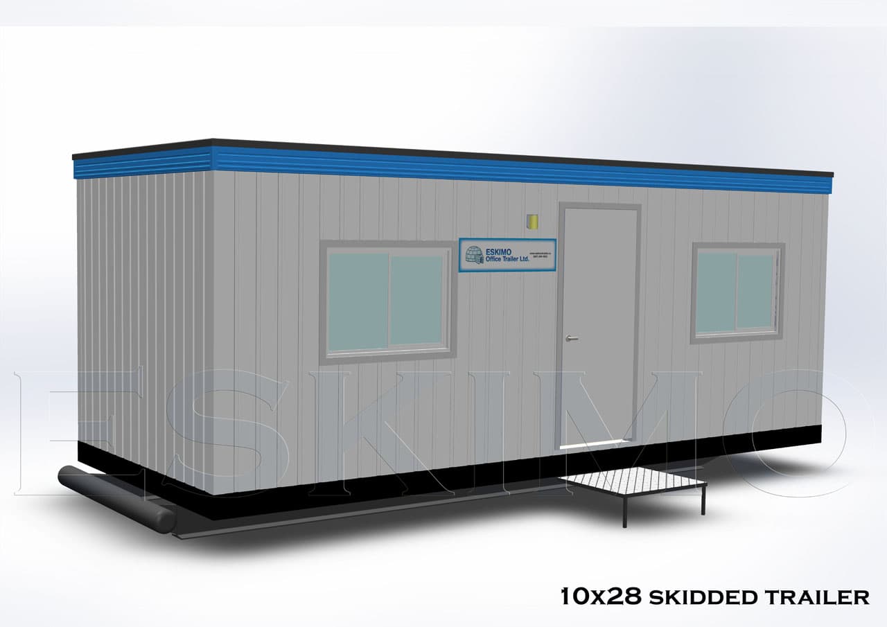 10’×28’ Skidded Office Trailer